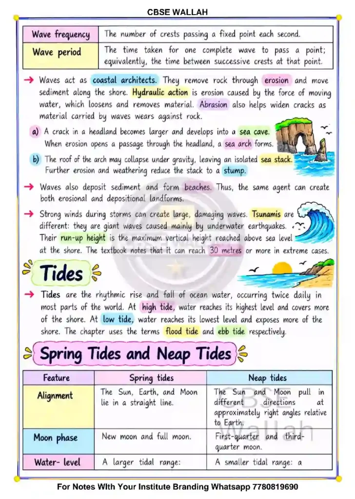 Ocean And Life Handwritten Notes Pdf