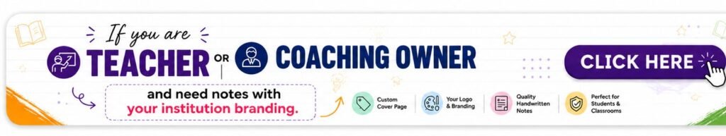 Editable material For Teachers and Coaching Institutes owner 