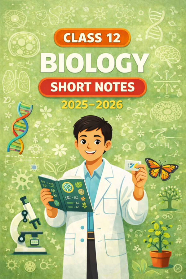 Class 12 Biology Short Notes 2025-2026 | Digital Handwritten Notes