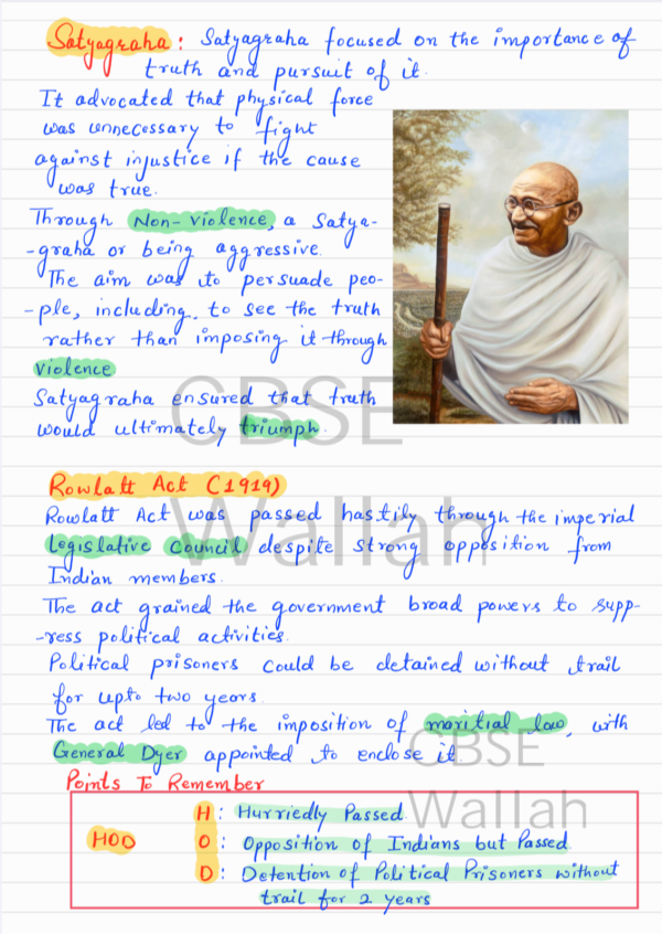 Class 10th SST Handwritten Notes