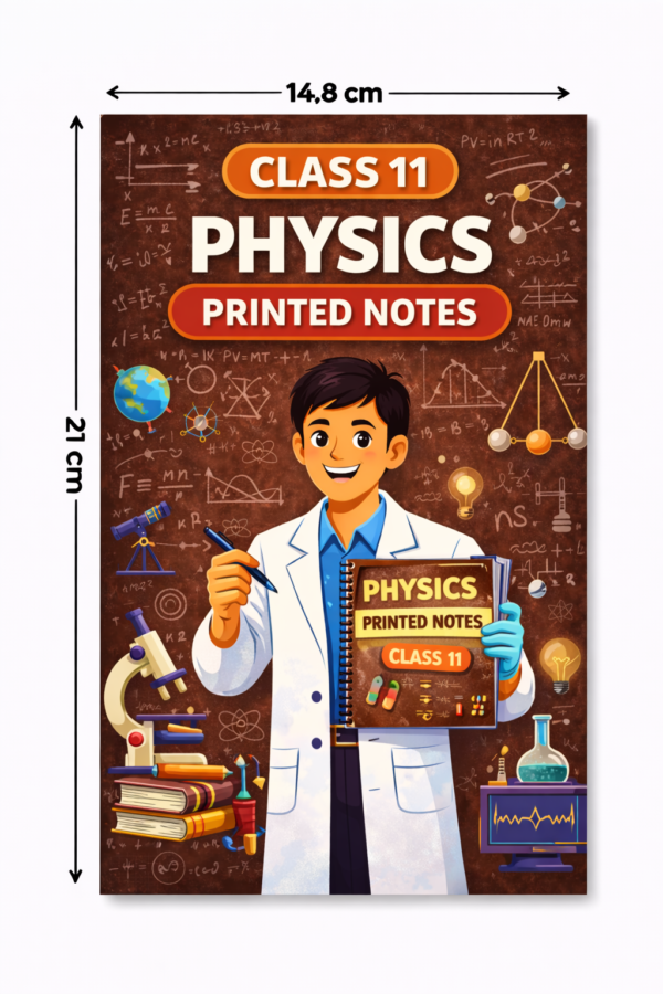 Class 11 Physics Handwritten Notes | Printed Book