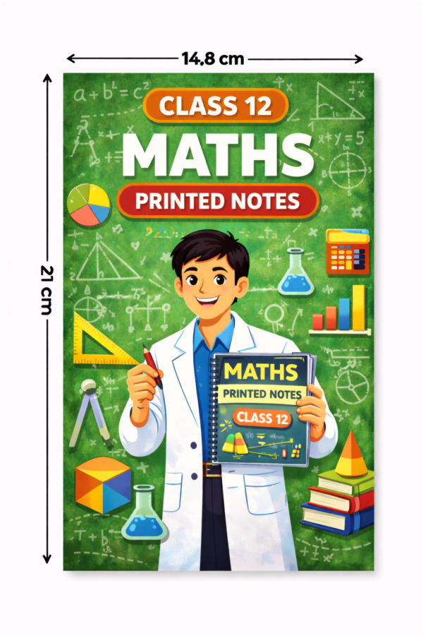 Class 12 Maths Handwritten Notes | Printed Book