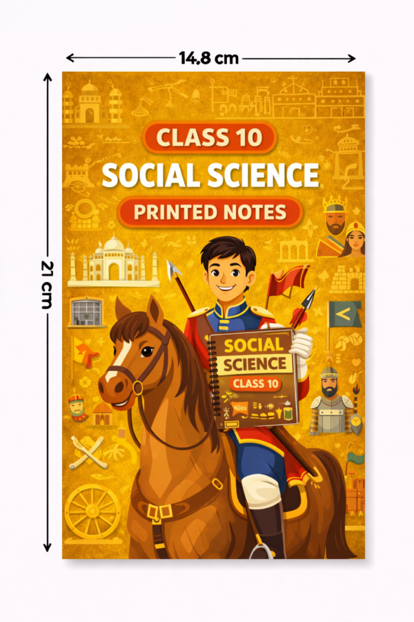 Class 10 Social Science Handwritten Notes | Printed Book